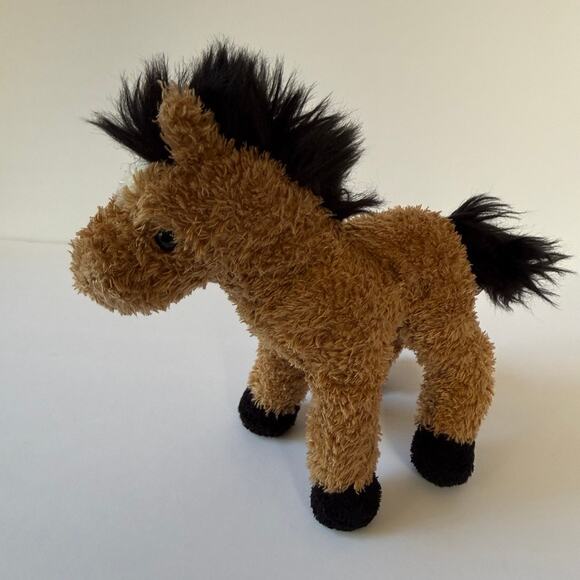 Douglas Cuddle Toy Tan Black Mane Buckskin Pony/Horse Plush Soft Stuffed Toy GUC - Picture 4 of 16